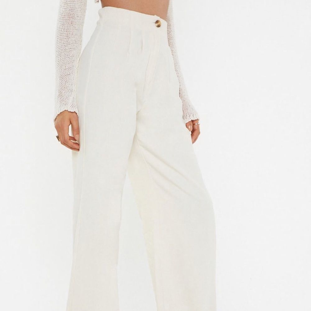Nasty Gal Wide Leg Tailored Pant